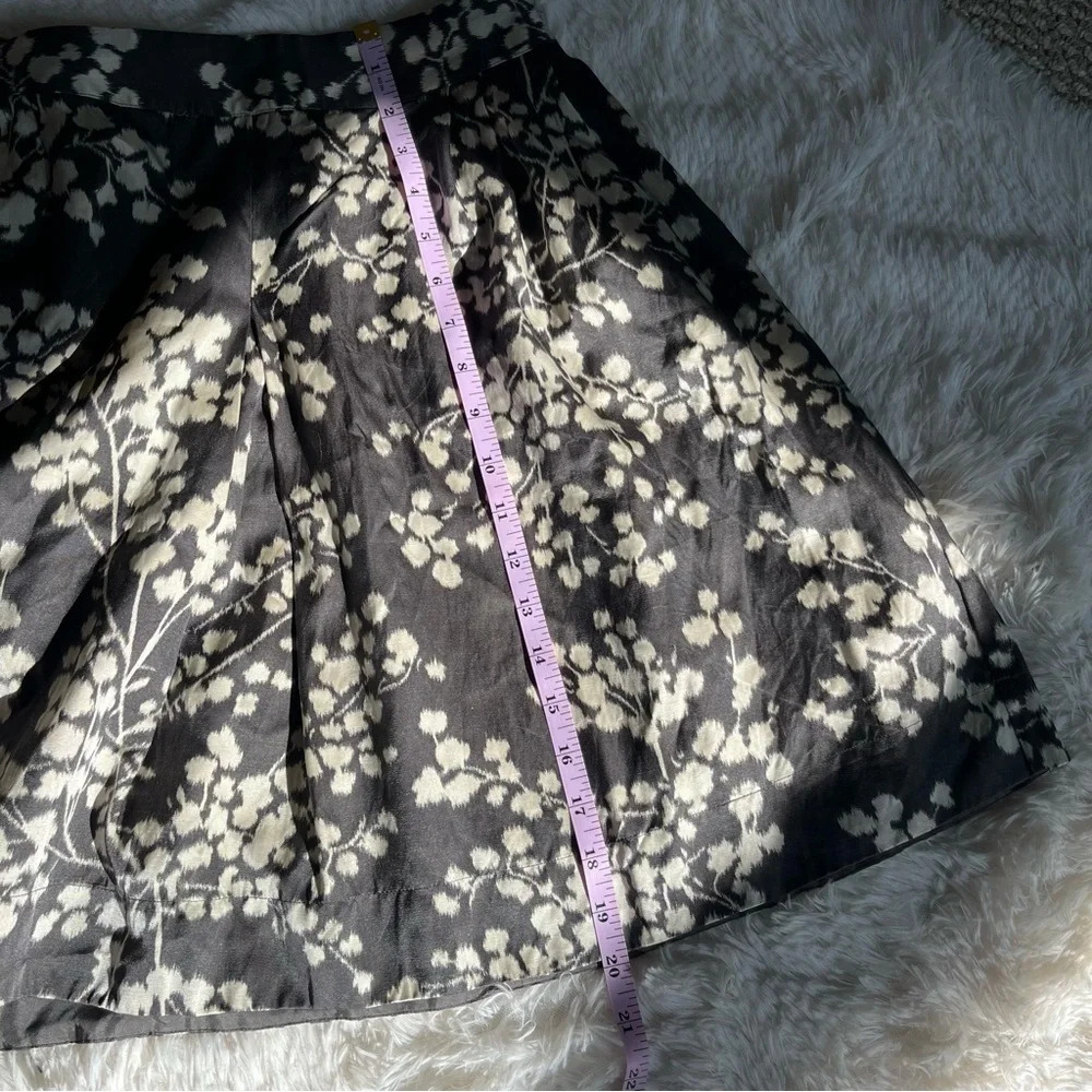 Anthropologie Moulinette Soeurs Silk Blend Floral A-Line Skirt - Picture 8 of 8